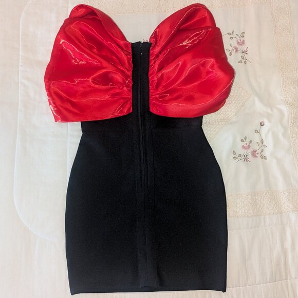 AKIRA Bow Bandage Mini Dress - Picture 4 of 4